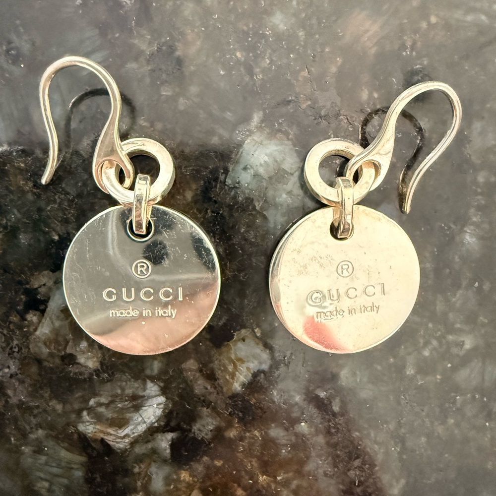 Gucci Gold Disc Earrings